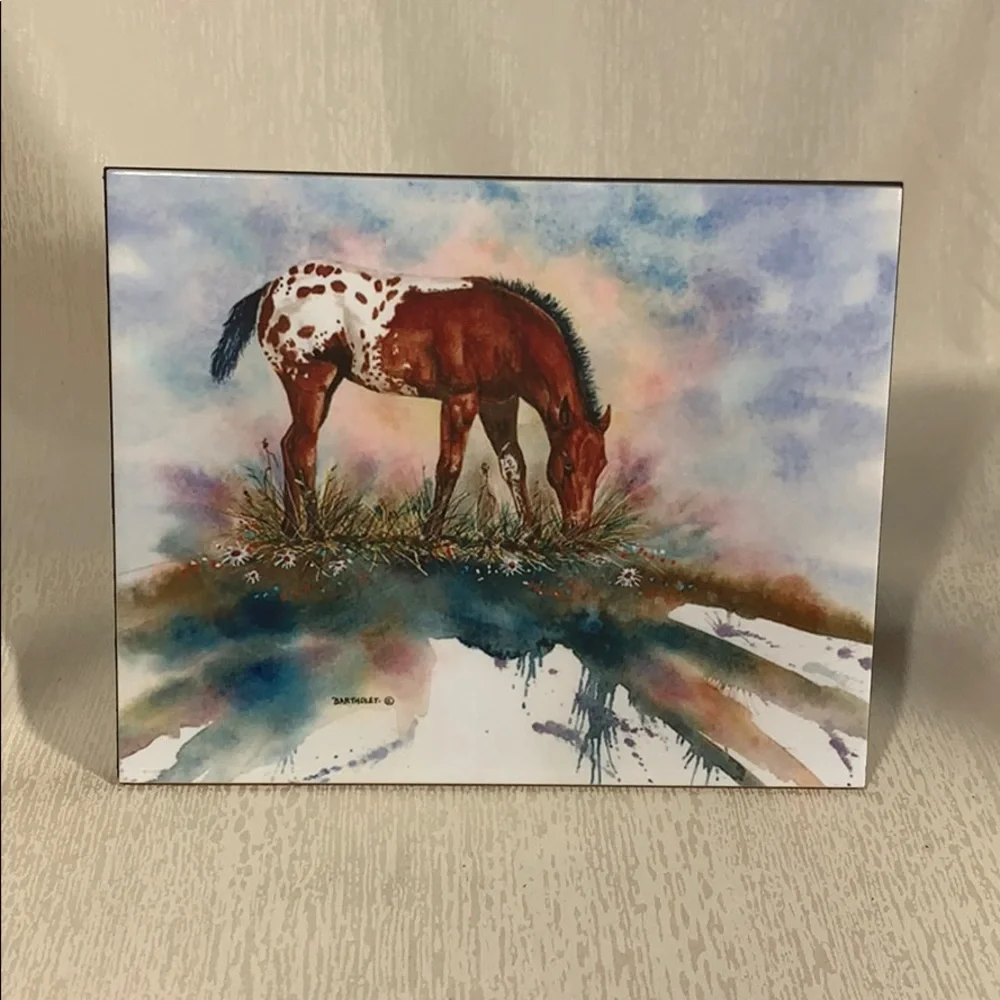 Ceramic Horse Art Tile
